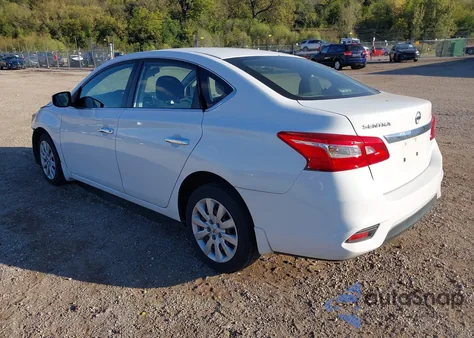 2016 Nissan Sentra S из США, поврежденный, VIN 3N1AB7AP2GY322323